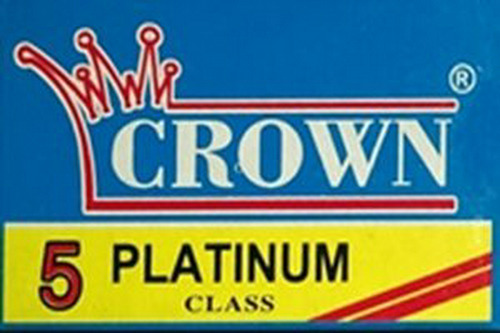 5 Hojas De Afeitar Crown Platinum