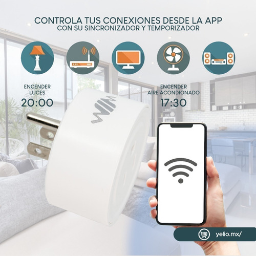 Imagen 5 de 10 de Enchufe Inteligente Wifi Smart Plug Alexa Google Home Echo