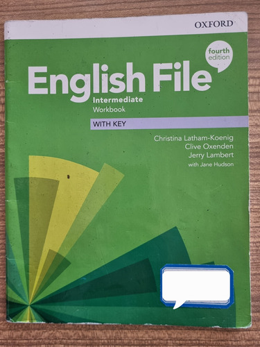 English File Intermediante Workbook With Key 4 Ed Oxford 