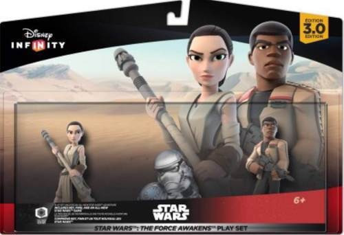 Figura interactiva para videojuegos Rey/Finn The Force Awakens de Disney Disney Infinity franquicia Star Wars