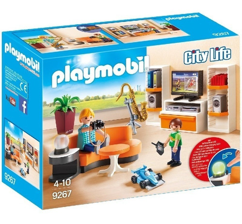 Playmobil 9267 City Life Salon Sala De Star Intek Mundomania