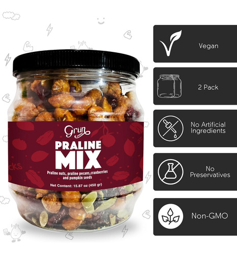 Grun Choice Mezcla De Praliné Gourmet Tostado (nueces De P
