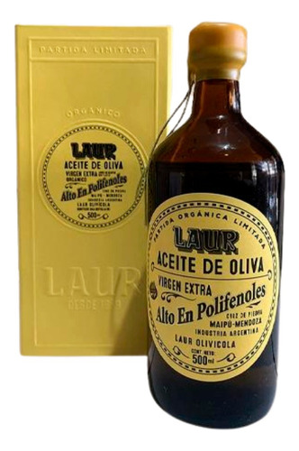 Aceite De Oliva Ex. Virgen Laur Alto En Polifenoles X 500cc.