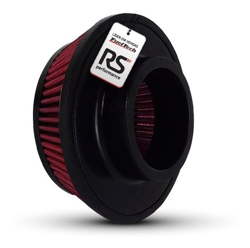Filtro De Ar Esportivo Para Turbina 2,75 Polegadasvermelho