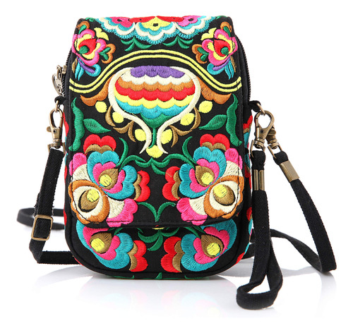 Goodhan - Bolso Monedero Pequeno Para Mujer, Diseno Retro, C