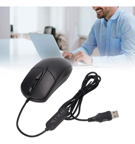Aquecedor De Mouse Aquecido De 3 Níveis Ajustável Preto Ergo
