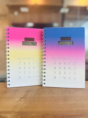 Caderno Espiral Calculadora Cores Sortidas 80f Capa Dura