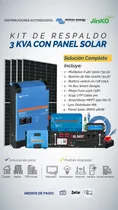 Comprar Kit De Energia Solar 3kw Con  Batería Litio Bsl 52.2v 100ah