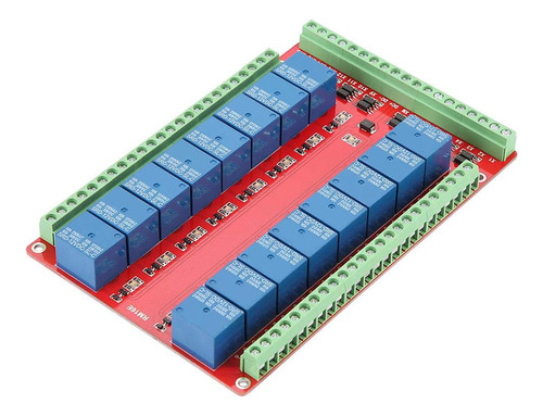 Módulo De Relé De 16 Canales, Relé Optoacoplador Aislado De