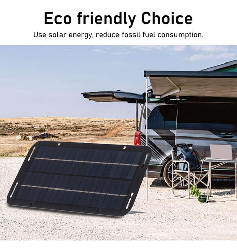 Kit De Panel Solar De 20 W Y 12 V, Cargador De Goteo Solar,