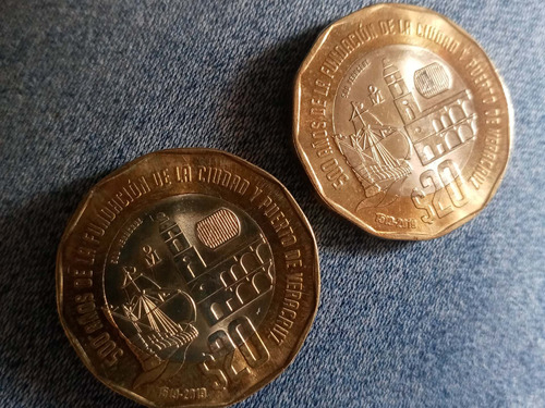 2 Monedas De $20coleccionable