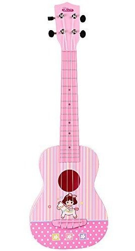 Baoli Juguete Ukelele Plastico Color Rosa Claro Precisa