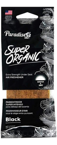 Ambientador Super Organic Black 46gr Paradise Air