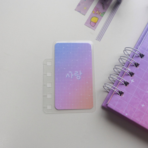 Caderno Coreano Sarang - A5 Capa Dura - Holográfico