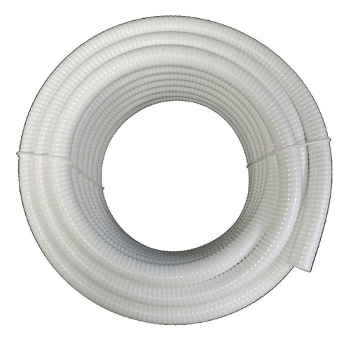 (2  De Diámetro X 25 Pies) Tubo De Pvc Flexible Blanco...