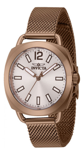 Reloj Para Dama Invicta Wildflower 46340 Marrón