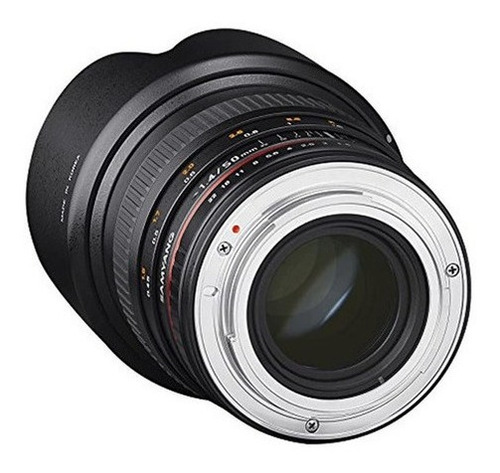 Samyang Sy50mn Teleobjetivo Fixed Prime 50mm F14 Lente Para