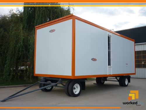 Imagen 3 de 15 de Trailer Oficina Móvil Full- 6m Sanitario-hospital-contenedor