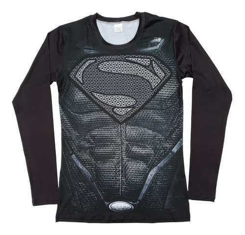 Camiseta Superman De Compresión Camiseta Deportiva