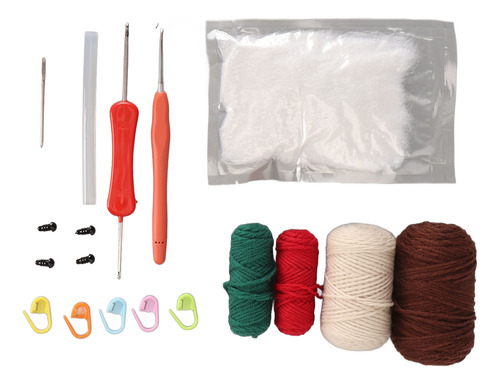 Kit De Ganchillo Para Erizos, Hilados Con Ganchillo, Relleno