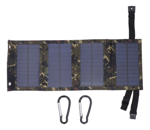Painel Solar Dobrável De Camuflagem 12 # 10w 5v Kit Portátil