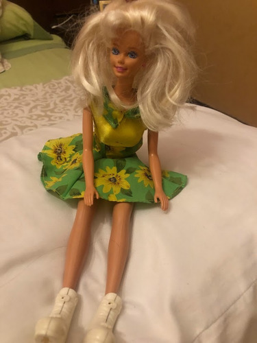Muñeca Barbie Patinadora  Mattel Años 90