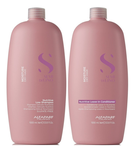 Shampoo Nutritivo 1000ml + Acondicionador Alfaparf Moisture