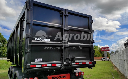 Carreta Caçamba 40m³ S/pneus Facchini 0km Pronta Entrega!