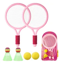 Comprar Juego Raqueta Tenis Squash Badminton 2 Padel Y 4 Pelota Niño