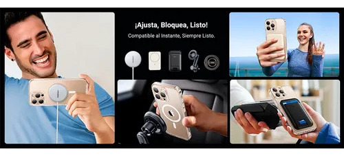 Funda Protectora Magnética Transparente Ugreen 45928 Classy Para iPhone 16 Pro Max
