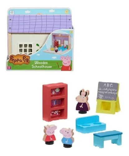 Peppa Pig Escuela De Madera