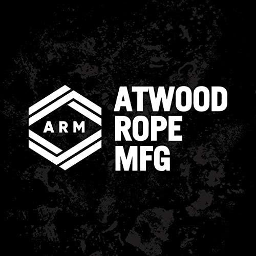 Atwood Rope Mfg Pulgada De Utilidad Trenzada Negro, 100 En