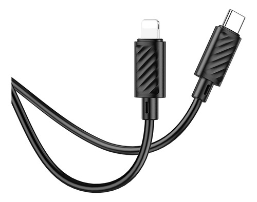 Cable Hoco X88 Usb C Pd A Para iPhone 20w 1m Color Negro