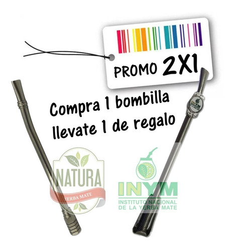 Bombilla Acero Inoxidable A Desarmable