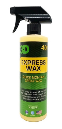 3d Express Wax / Cera Liquida De Aplicación Rápida 3/4 Lt