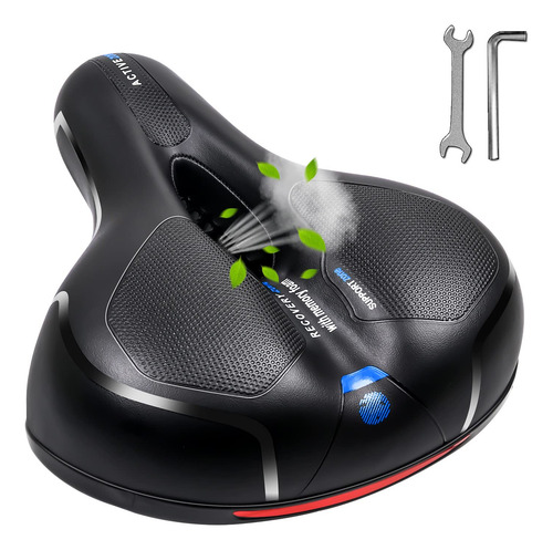 Msdada Cómodo Cojín Para Asiento De Bicicleta Asiento De