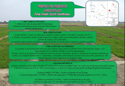 Imagen 2 de 8 de Por Viaje_predio Agrícola_pueblo Nuevo_la Libertad 13.66 Has