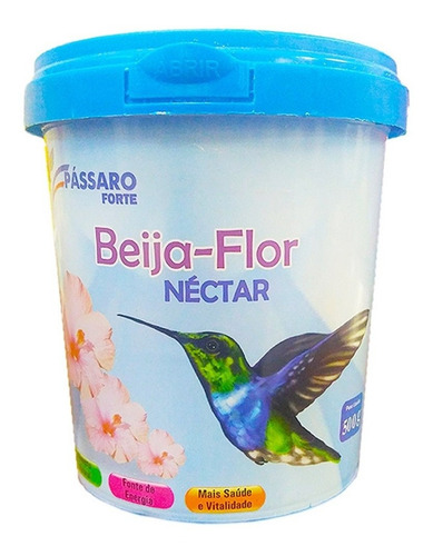 Néctar Beija-flor Alimento Natural (500g) Pássaro Forte F