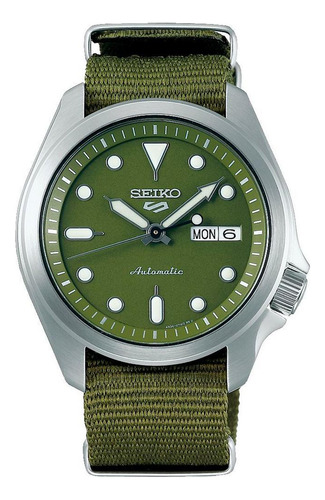 Relógio New Seiko 5 Masculino Automático Sports Srpe65b1e1ex