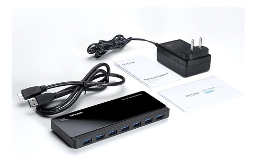 Hub Usb 3.0 Alimentado Por Tp-link Con 7 Puertos De Datos...