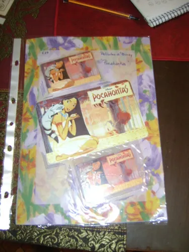 Tarjeta Telefonica Disney Pocahontas 1 Con Blister Serie F14 (Usado)