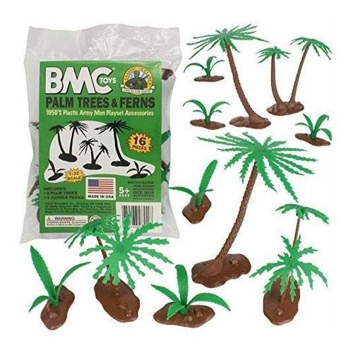 Bmc Classic Marx Palm Trees Y Jungle Ferns - 16pc Accesorios