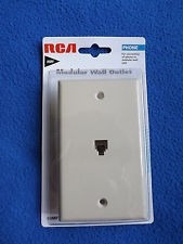 Rca Tp247 Phone Modular Wall Outlet (ivory)-toma Telefonica