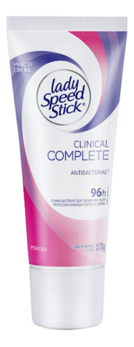 Desodorante Crema Lady Speed Stick Clinical Complete 70 Grs 