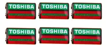 Comprar 6 Baterias Pilas Toshiba 9v Heavy Duty 6f22 1604 Nuevo