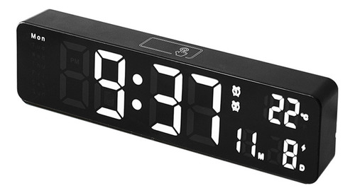 Reloj Despertador Digital Led De 10 Pulgadas Para Decoración