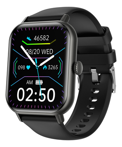 Reloj Inteligente Unisex De 2.01'' Con Llamadas Bluetooth, Ip67, Resistente Al Agua, Deportivo Para Ios Y Android, Monitor De Frecuencia Cardíaca