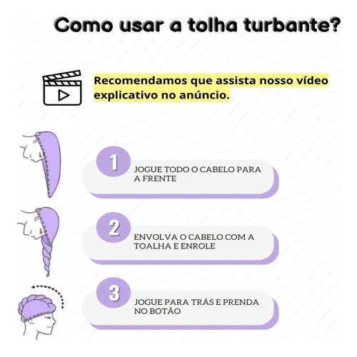 Touca Toalha Para Secar Cabelo Sem Peso Toalha Banho Cabeça Laranja Touca Secadora De Cabelo, Toca Magica, Toalha De Secar Cabelo, Secador De Cabelo, Secagem De Cabelo,