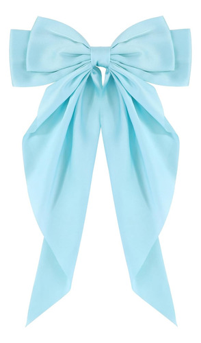 1pc Satin Hair Bows For Women Barretes De Cabello Grande Cin