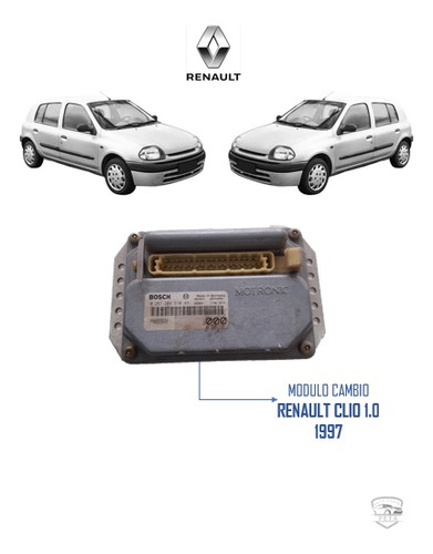 Módulo Central Injeção Renault Clio 1.6 8v 1997 1998 1999 (Usado)